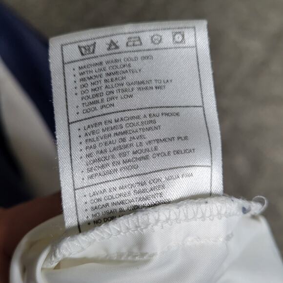 Nike Blue Green White Color block Pullover Windbreaker Jacket Mens Size XXL - Picture 6 of 7